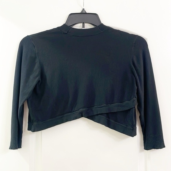 Apt. 9 black cropped knit cardigan - Picture 2 of 4